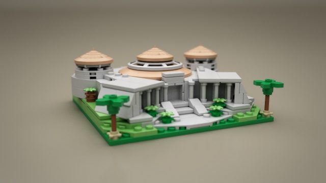 Lego Ideas Micro Jurassic Park Visitor center