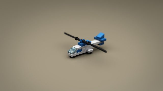 Lego Ideas Micro Jurassic Park helicopter