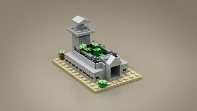 Lego Ideas Micro Jurassic Park raptor pit