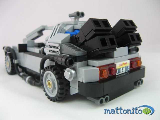 delorean retro prospettiva