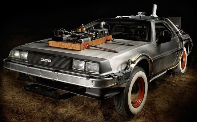 delorean time machine far west