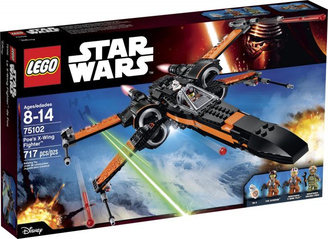 lego 75102 Poe s X Wing Fighter scatola