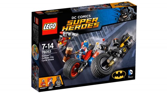 lego dc comics super heroes gotham city cycle chase 76053