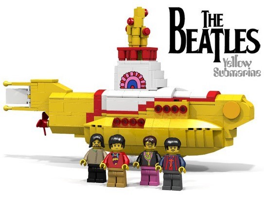 lego ideas beatles yellow submarine banner 816
