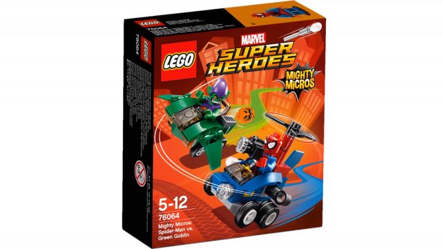 lego marvel super heroes mighty micros spider man vs green goblin 76064