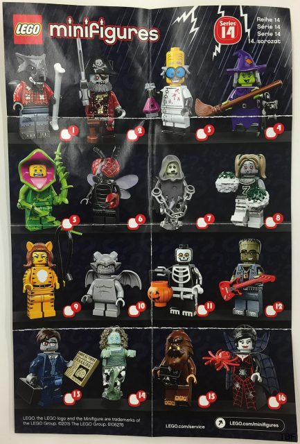 lego minifigures serie 14 monsters volantino