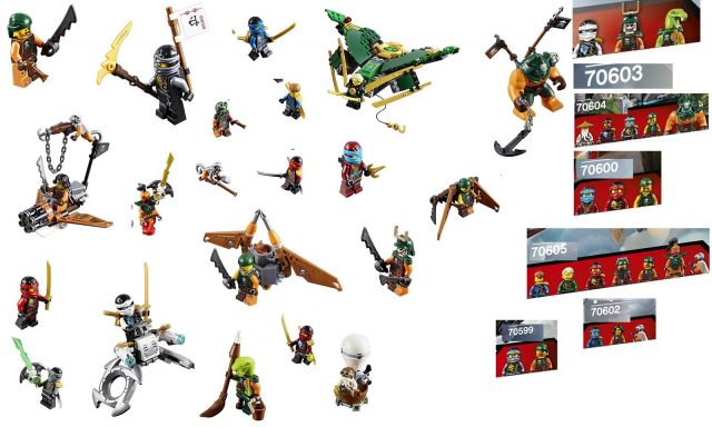 lego ninjago 2016 minifigures