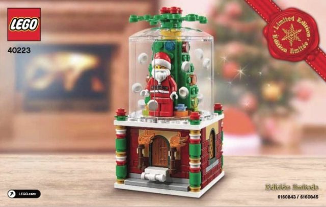 lego seasonal 2016 christmas ornament 40223