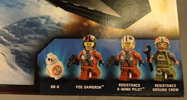 lego star wars 75102 Poe X Wing Fighter minifigure