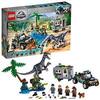 LEGO 75935 Jurassic World El Choque del Baryónix: la búsqueda del Tesoro con Juguete Buggy Fuera de la Carretera