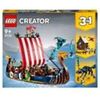 LEGO CREATOR 3 IN 1  NAVE VICHINGA A JORMUNGANDR ETA