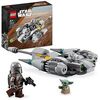 LEGO 75363 Star Wars N-1 Starfighter des Mandalorianers – Microfighter Mikro-Bauspielzeug, Das Buch von Boba Fett-Fahrzeug mit Baby Yoda-Figur Grogu, Geschenk für Kinder, Jungen, Mädchen ab 6 Jahren