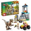 LEGO 76957 Jurassic Park Flucht des Velociraptors, Dinosaurierspielzeug und Buggy-Auto zum Sammeln für Kinder ab 5 Jahren