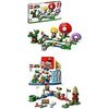 LEGO 71360 Super Mario Abenteuer mit Mario – Starterset, interaktive Figur und Bauspiel + LEGO 71368 Super Mario Toads Schatzsuche – Erweiterungsset, Bauspiel