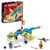 LEGO NINJAGO Jay’s Thunder Dragon EVO 71760 Playset Featuring a Posable Dragon Toy, NINJAGO Jay and a Snake Toy; Building Kit for Kids Aged 6+ (140 Pieces)