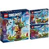 Lego DreamZzz Set of 3: 71461 Fantastic Tree House, 71454 Mateo and Robot Z-Blob & 71453 Izzie and Her Bunny Bunchu