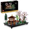 LEGO 10315 Icons Il Giardino Tranquillo, Kit Giardino Botanico Zen per Adulti con Fiori di Loto, Regalo per Donna e Uomo Fan del Giardinaggio Giapponese, Decorazione da Scrivania Personalizzabile