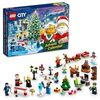 LEGO City 2023 Adventskalender 60381 Weihnachtsfeiertags-Countdown-Spielset, Geschenkidee zum Countdown bis Abenteuer mit täglichen Sammelüberraschungen, Mehrfarbig