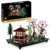 LEGO 10315 Icons Garten der Stille, Botanical Zen-Garten-Set für Erwachsene mit Lotusblumen, von Japan inspirierte Schreibtisch-Dekoration, achtsame Geschenk-Idee zu Weihnachten für Frauen und Männer