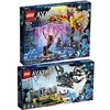 Lego Avatar Lot de 2 : 75573 Montagnes flottantes : Site 26 et RDA Samson & 75574 Toruk Makto et l