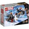 Lego Super Heroes Marvel 76260 Motociclette di Black Widow e Captain America
