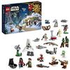 LEGO 75366 Star Wars Le Calendrier de l’Avent 2023, avec 24 Cadeaux de Nöel dont 9 Personnages, 10 Jouets de Véhicules et 5 Mini-Modèles Emblématiques, Cadeau de Noël pour Enfants et Fans