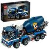 LEGO Technic Concrete Mixer Truck 42112 Building Kit, Kids Will Love Bringing The Construction Site to Life with This Cool Concrete Truck Toy Model Set, New 2020 (1,163 Pieces)