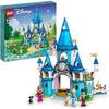 lego Disney - Princess Il Castello di Cenerentola e del Principe Azzurro Set delle Principesse con 3 Mini Bamboline Costruzioni per Bambini da 5+ Anni - 43206