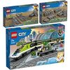 Lego City 60337 - Set di 3 binari rapidi persone, 60238 Soft & 60205