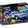 70317 Back to The Future Delorean - avec Les Personnages : Marty McFly et Doc Brown de la trilogie du Film culte des années 80 - Voiture de Collection pour Les Fans - Dès 5 Ans