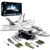 JMBricklayer F22 Raptor Fighter Jet Building Block Set, 60003 Military Fighter Aircraft Toy Army Construction Model, Military Hobby Collection Toys Gifts for Adults Kids 14+ (1837 Pieces)