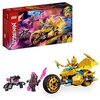 LEGO NINJAGO Jay’s Golden Dragon Motorbike 71768 Building Kit; Playset Featuring a Ninja Bike Toy and NINJAGO Golden Dragon Jay; Birthday Gift for Kids Aged 7+ (137 Pieces)