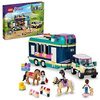 LEGO Friends Horse Show Trailer 41722, Cavallo Giocattolo per Ragazze e Ragazzi dagli 8 Anni in su con 2 Cavalli, Auto SUV e Accessori per l