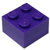 Lego® Classic 3001 2x2 Steine Dunkelviolett - 20 Stück Bausteine - Ideale Ergänzung für kreative Lego® Projekte - Hochwertige Konstruktionssteine für Kinder und Erwachsene