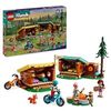 LEGO Friends Cabine Relax al Campo Avventure, Giochi Educativi per Bambine e Bambini da 7 Anni, Campeggio Giocattolo da Costruire con 3 Personaggi, 2 Mountain Bike e una Volpe, Idee Regalo 42624