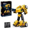 LEGO Icons Transformers Bumblebee, Roboter-Actionfigur für Erwachsene zum Sammeln, Bauset zum Film für Science-Fiction-Fans, lässt Sich in EIN Auto umbauen, Abenteuer-Spielzeug 10338