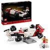 LEGO Icons McLaren MP4/4 & Ayrton Senna Modellauto Set, F1 Rennwagen Bausatz für Erwachsene mit Rennfahrer Mini-Figur, Sammlerstück, Geschenk-Idee zum Geburtstag für Männer, Frauen, Ihn & Sie 10330