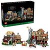 LEGO Icons 10332 Plaza de la Ciudad Medieval - Decoraci�n del hogar para adultos