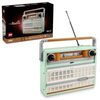 LEGO Icons Retro Radio Building Set for Adults - Home Decor for Bedroom, Living Room, Desk for Vintage Aesthetic with Sound Effects & Smart Phone Integration- Gift for Men and Women - 10334