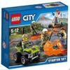 LEGO CITY STARTER SET VULCANO 5-12 ANNI  FUORI PRODUZIONE ART 60120