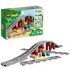 LEGO 10872 Duplo Puente y Vías Ferroviarias, Juguete de Construcción para Niños y Niñas +2 Años con Ladrillo de Sonido