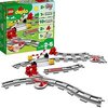 LEGO 10882 Duplo Ma Ville Les Rails du Train, Jouet de Construction, Circuit avec Brique d
