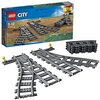 LEGO 60238 City Trains Switch Tracks 6 Pieces Extension Accessory Set, Easter Gift Idea for Kids 5 Plus Years Old