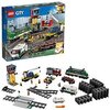 LEGO 60198 City Le Train de Marchandises Télécommandé, Jouet pour Enfants dès 6 Ans, Bluetooth RC, 3 Wagons, Rails, Chariot Élévateur et Accessoires