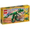 LEGO Creator Dinosauro, Giocattolo 3 in 1, Set da Costruire in Mattoncini con T-rex, Triceratopo e Pterodattilo, Giochi per Bambini dai 7 Anni, 31058