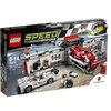 LEGO Speed Champions Porsche 919 Hybrid and 917K Pit Lane Building Set (Multi-Colour)