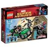 LEGO Super Heroes - Marvel - 76004 - Jeu de Construction - La Poursuite en Moto-Araignée - Spider-Man