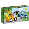 LEGO 10883 DUPLO Mein erster Abschleppwagen, Bauset mit Spielzeugauto für Jungen und Mädchen im Alter von 1,5 Jahren