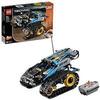 LEGO 42095 Technic Remote-Controlled Tracked Stunt Racer Toy, 2 in 1 Race Car Model with Power Functions Motor Building Set, Racing Vehicles Collection