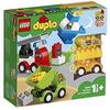 LEGO 10886 DUPLO My First Car Creations with Helicopter Toy, Fire Engine & Garbage Truck Toys for Kids 1.5 Plus Years Old, Building Bricks Set, 4 Vehicles